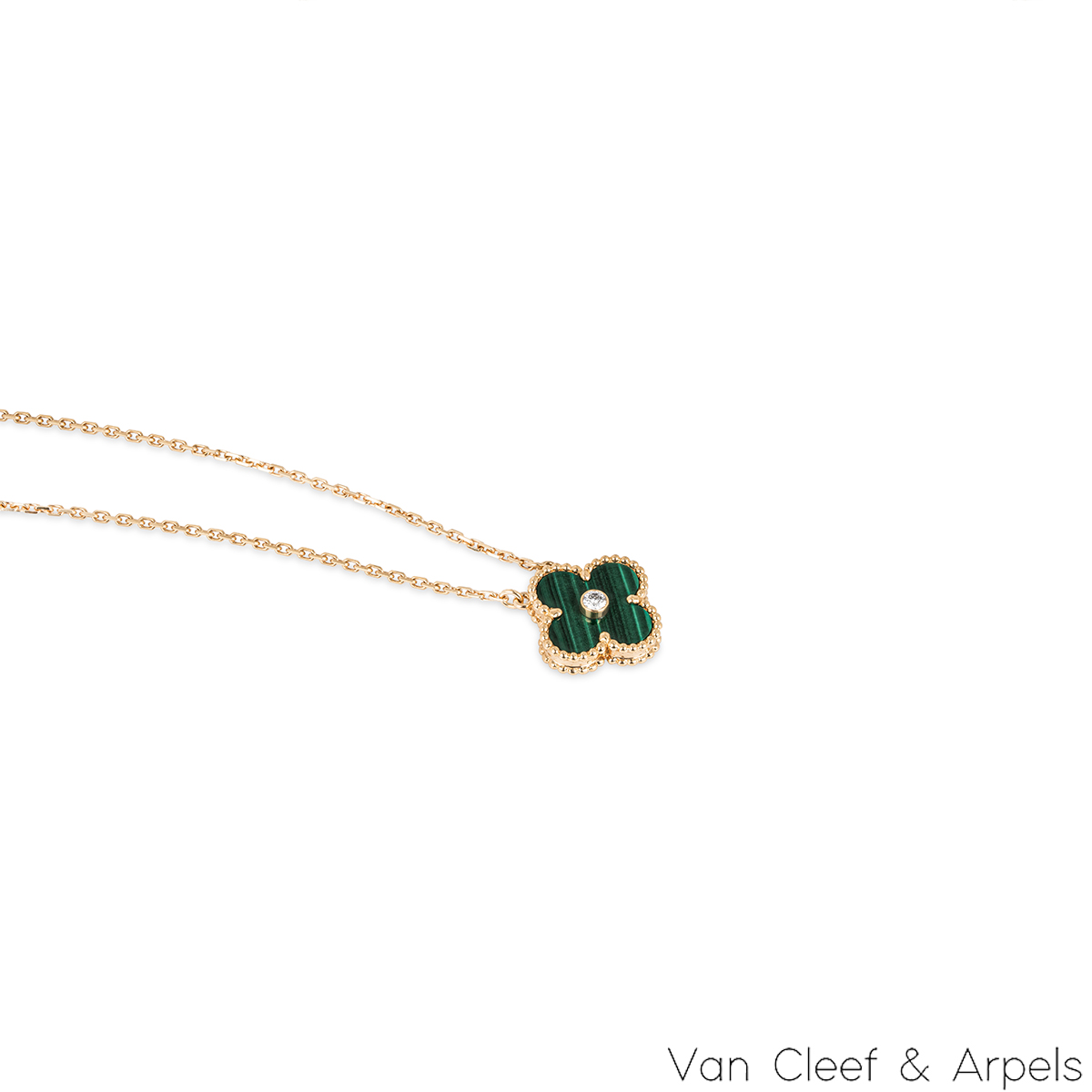 Van Cleef & Arpels 'Vintage Alhambra' Malachite and #516403